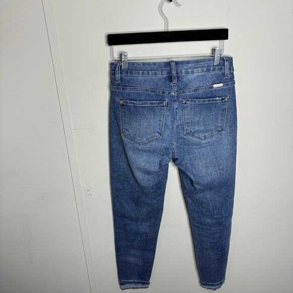 KanCan Loveland Mid Rise Fray Hem Skinny Style kc6241m Women's Size 7/27 - Picture 8 of 10